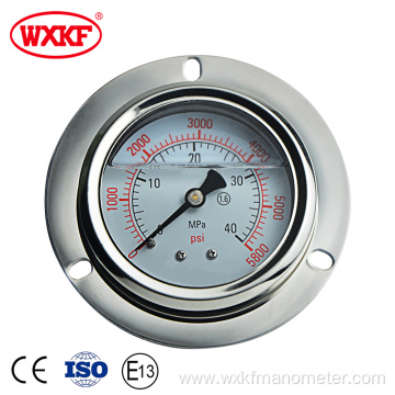 1.6% 60MM 1000Bar Manometer Liquid Filled Pressure Gauge